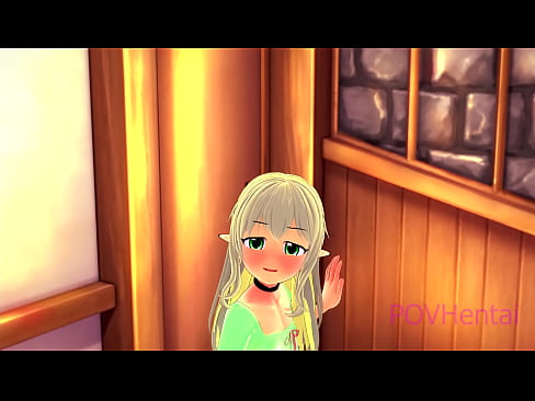 ❤️ (Trap) Elvish mjakazi hukusaidia kunawa uso wako. ☑ ☑